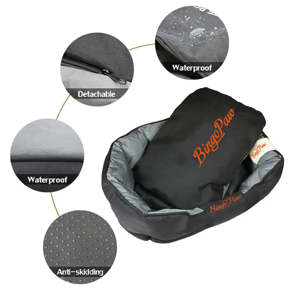 OEM Dog Bed All Season Removable Cushion Oxford Cover L