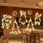 OEM Christmas LED Window Hanging Light Christmas Bell Warm White
