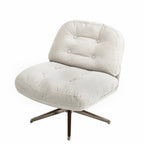 OEM Swivel Chair Modern Minimalist Leisure Seating Rice White