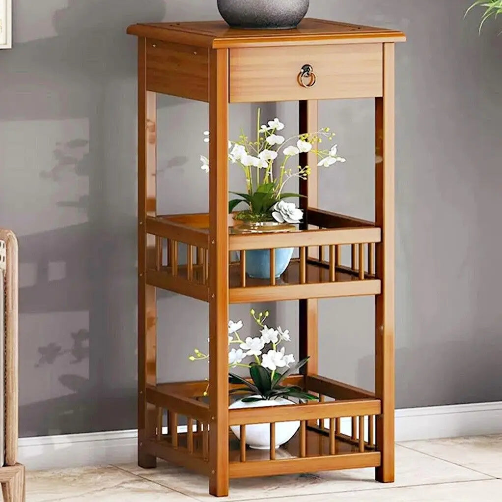 OEM Side Table Bamboo Storage Drawer