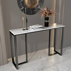 OEM Console Table Marble Accent White Marble 100x30x78.5CM