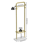 OEM Clothing Rack Marble Effect Base Gold