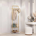 OEM Clothing Rack Marble Effect Base Gold