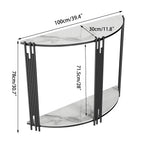OEM Table Sintered Stone Top Stylish Design White/Black
