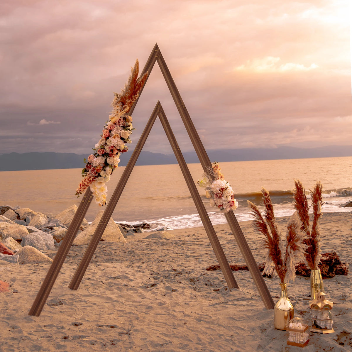 OEM Wedding Arch 2 Pack Brown