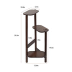 OEM Plant Stand 3-Tier Bamboo Corner Shelf Natural
