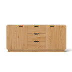 OEM Scandinavian Buffet Sideboard Storage Cabinet Oak 160x40x75cm
