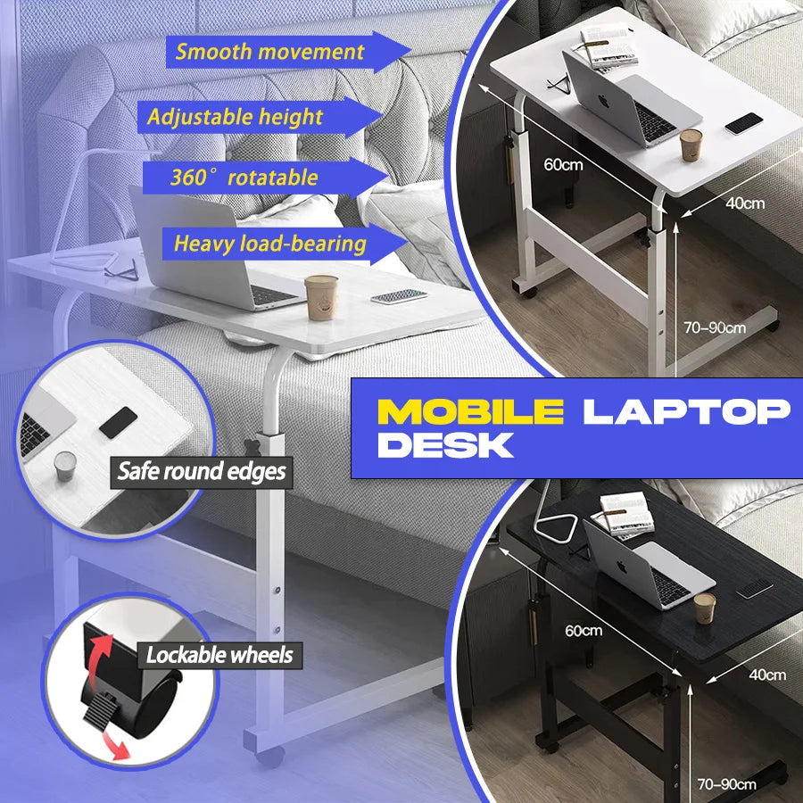 OEM Laptop Desk Compact Work Surface Light Oak