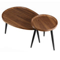 Nesting Coffee Table Set - MDF - Walnut