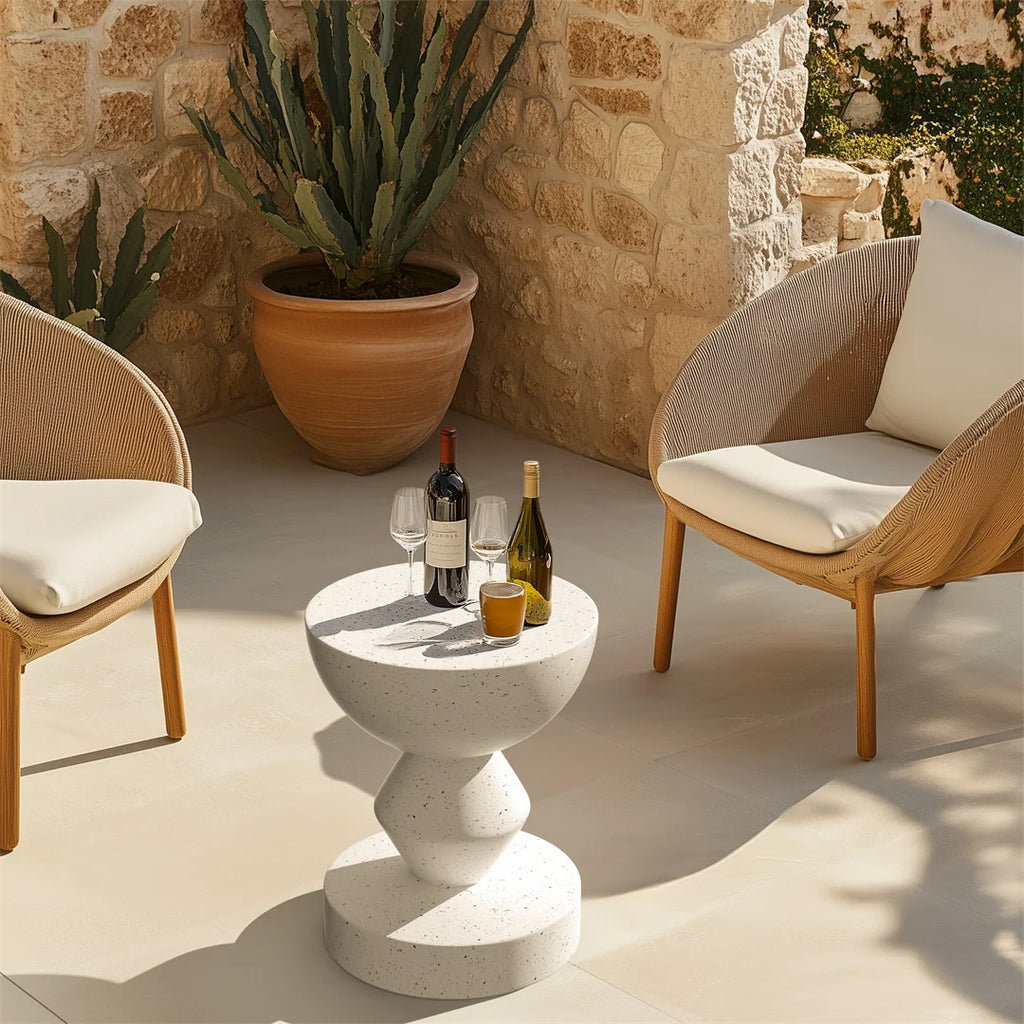 OEM Side Table Lightweight Concrete Modern Accent Design