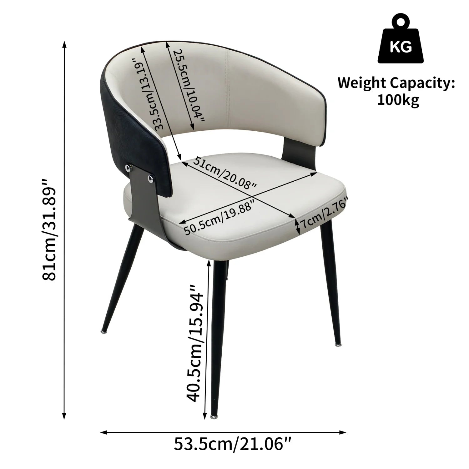 OEM Dining Chairs Microfiber Leather Wide Cushioned Seat Upholstered