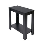 OEM End Table 2-Tier Storage Shelf Black