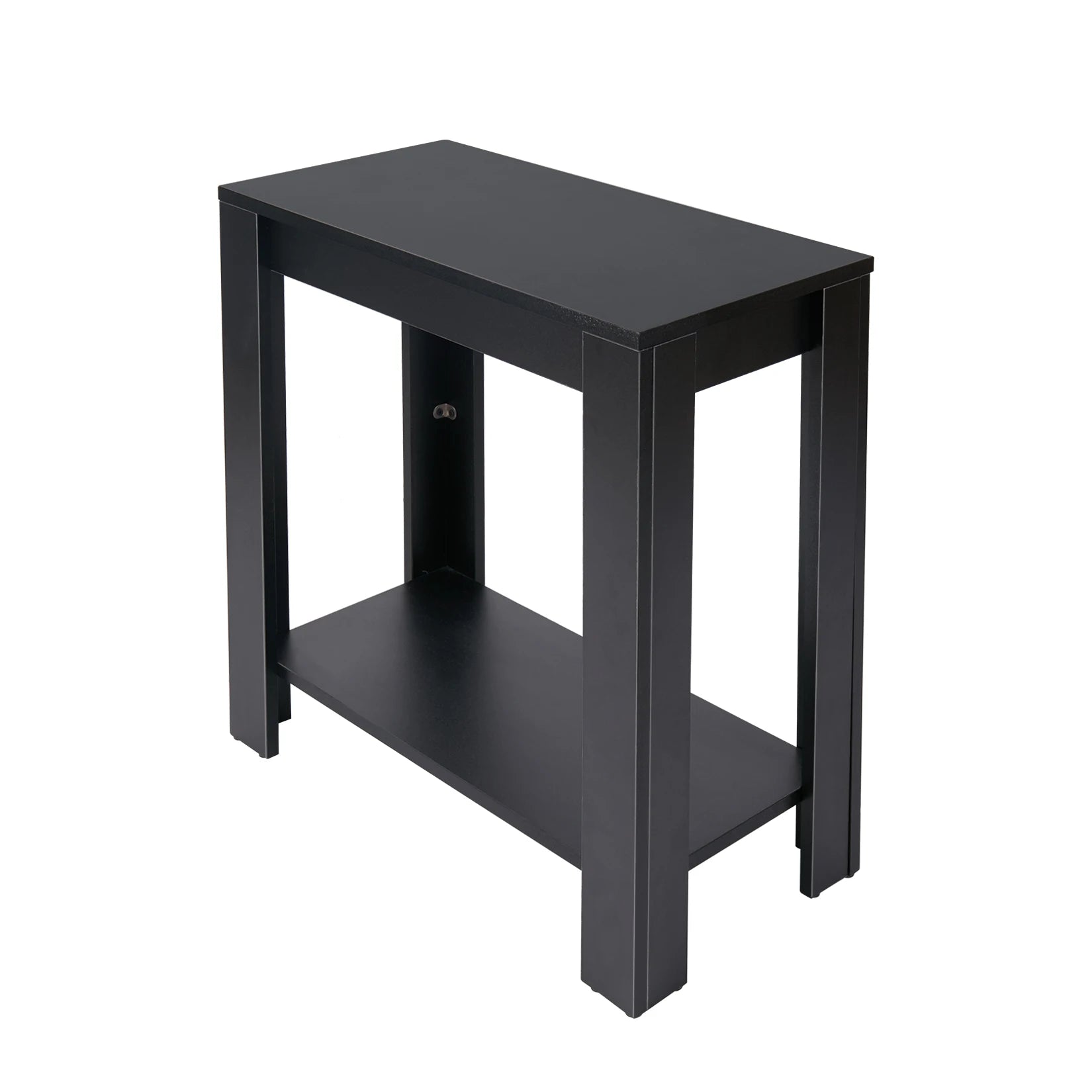OEM End Table 2-Tier Storage Shelf Black