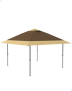 OEM Outdoor Pop Up Gazebo Canopy Tent Adjustable Height Waterproof Khaki 12x12ft