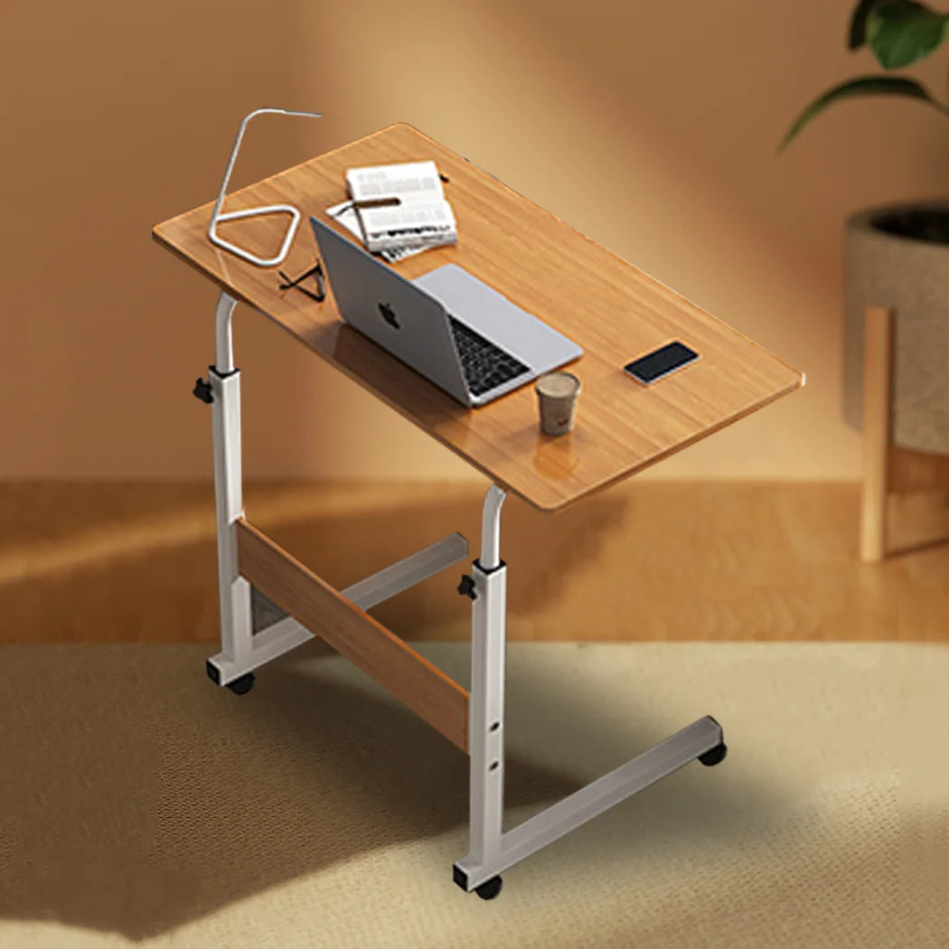 OEM Laptop Desk Compact Work Surface Light Oak