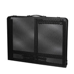 OEM Folding Grill Table Adjustable Height Steel Mesh Top Black 90 × 60 ×70cm