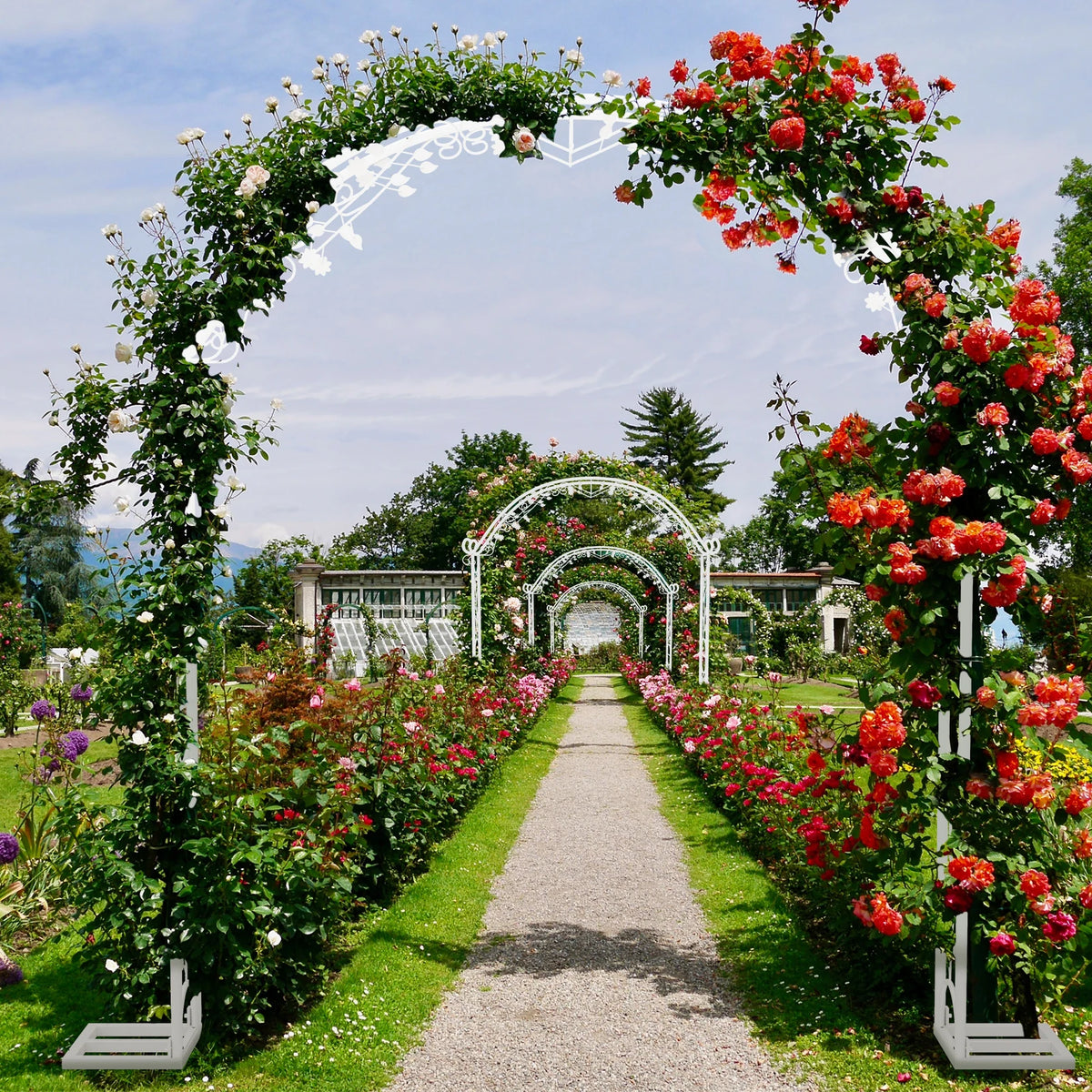 OEM Wedding Arch Backdrop Stand White