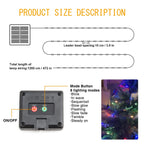 OEM Solar Fairy String Lights 400 LED Multicolor IP65  42m