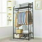 OEM Clothes Rack Freestanding Black