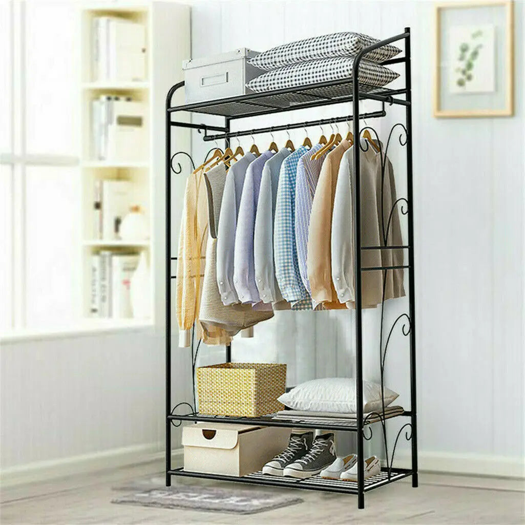 OEM Clothes Rack Freestanding Black
