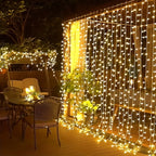 OEM Curtain Fairy String Lights DC 5V Gold 3x3m
