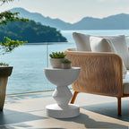 OEM Side Table Lightweight Concrete Modern Accent Design