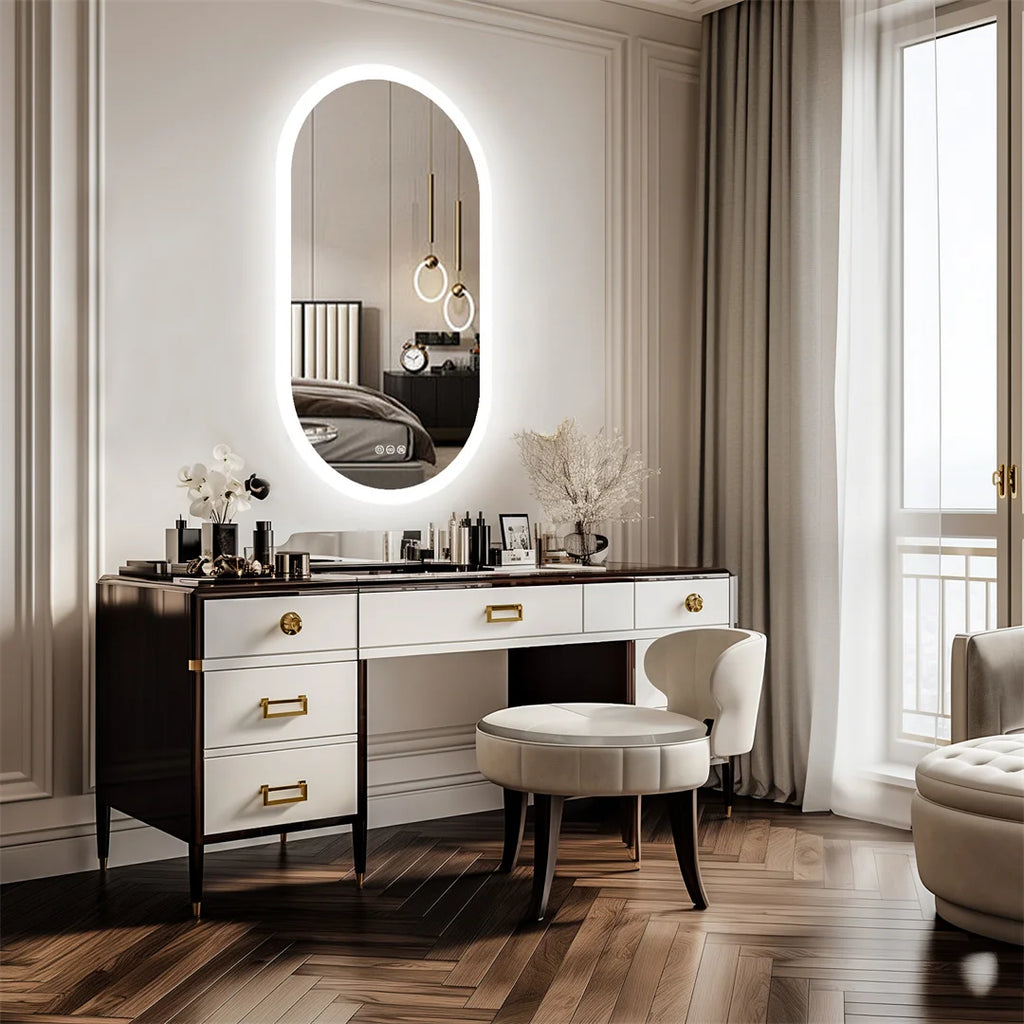 OEM Bathroom Mirror LED Lighting Silver