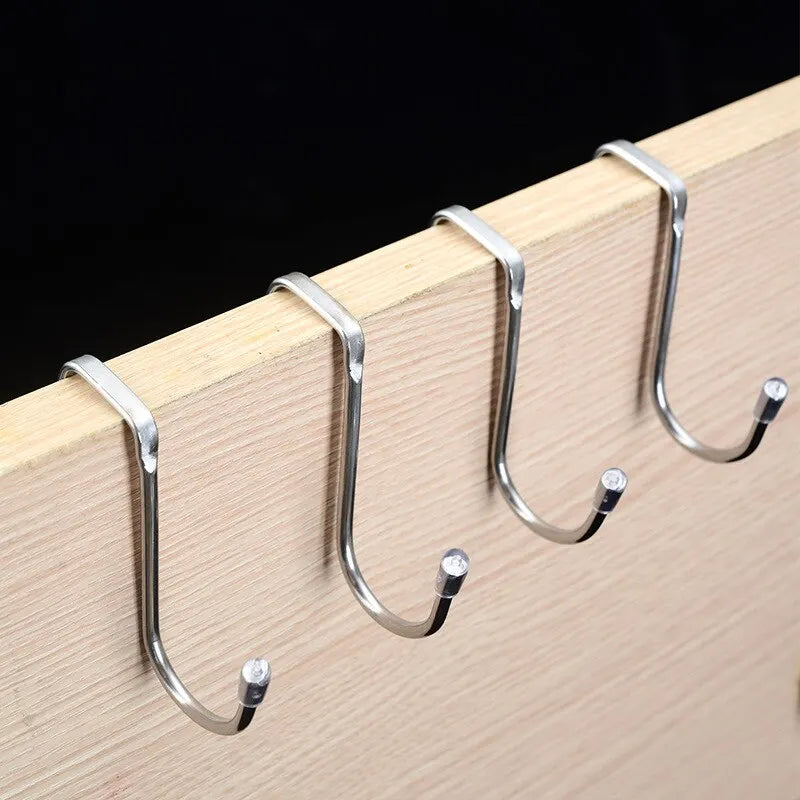OEM Wall Hooks 304 Stainless Steel Set Of 2 Silver