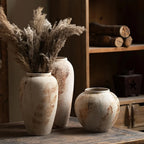 OEM Decorative Vase Speckled Ceramic Design Beige Small
