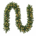 OEM Christmas Garland LED String Lights 8 Modes Timer 200 Tips Green 2.7m