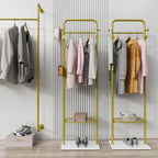 OEM Clothing Rack Marble Effect Base Gold