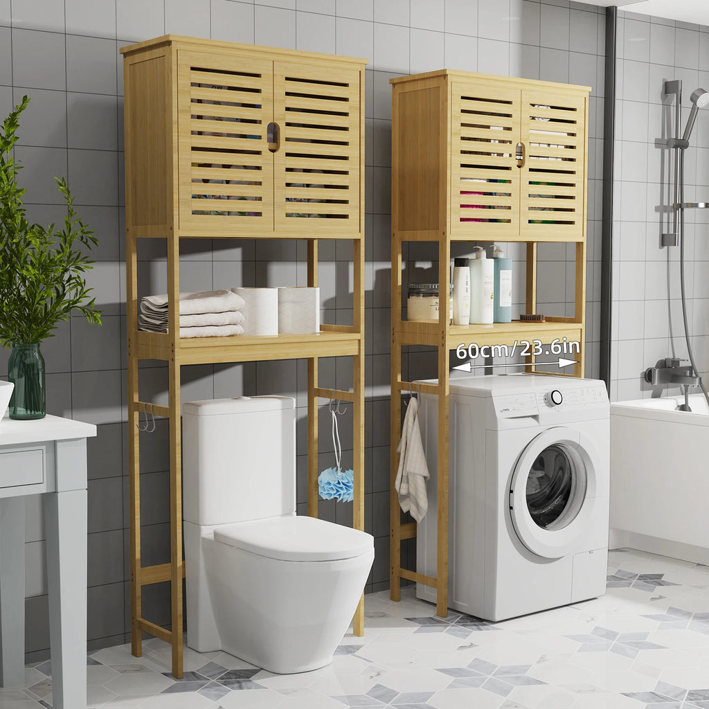 OEM Storage Cabinet Bamboo Design Natural Wood