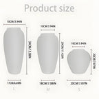 OEM Decorative Vase Speckled Ceramic Design Beige Large