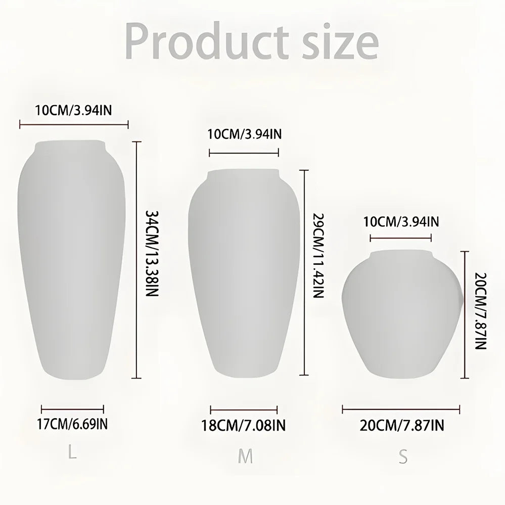OEM Decorative Vase Speckled Ceramic Design Beige Small
