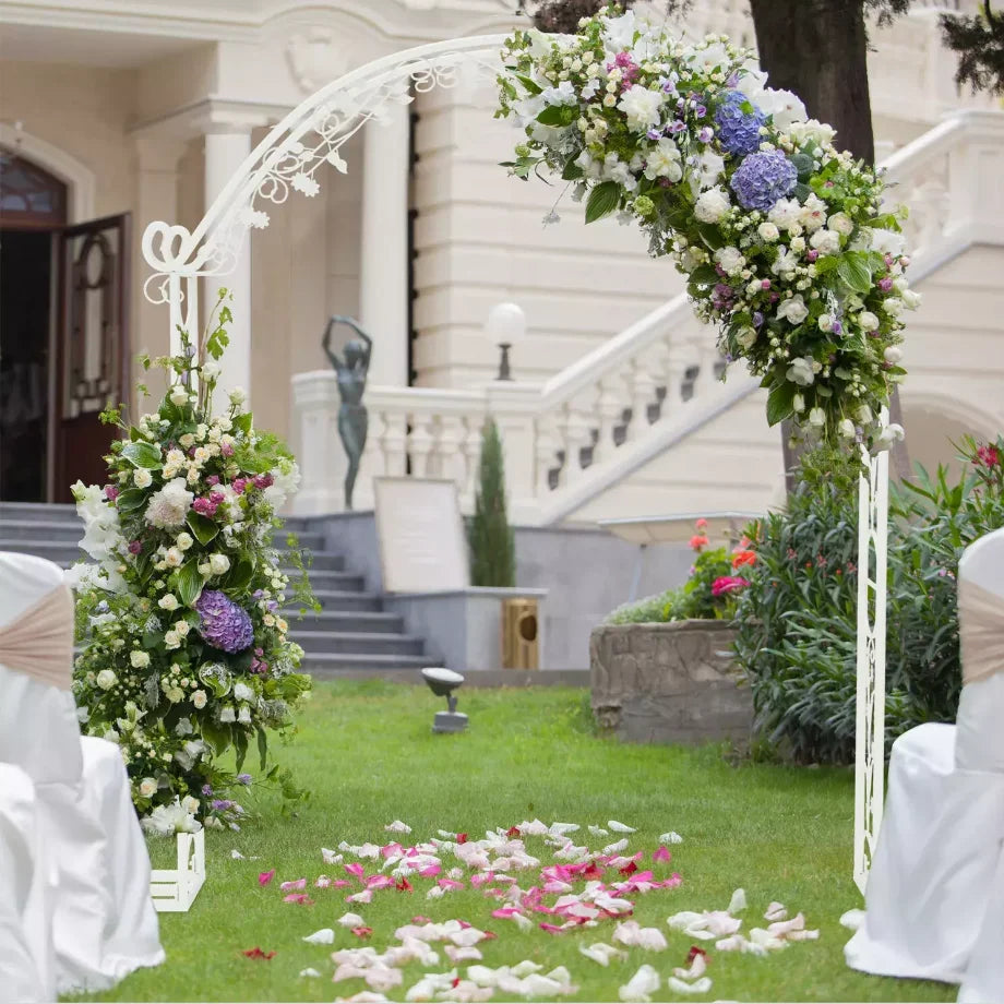 OEM Wedding Arch Backdrop Stand White