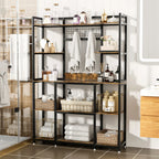 OEM Kitchen Baker's Rack 5-Tier Industrial Shelves Hooks