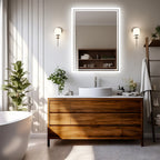 OEM Bathroom Mirror LED Backlit Silver