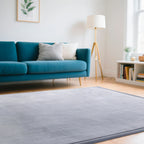 OEM Memory Foam Area Rug Ultra Soft Non-Slip Light Grey 150x200cm