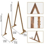 OEM Wedding Arch 2 Pack Brown