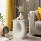 OEM U-Shaped Side Table Modern Off White