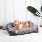 OEM Dog Bed Warm Fleece Waterproof Washable Cover Grey 3XL