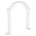 OEM Wedding Arch Backdrop Stand White