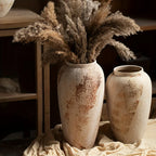 OEM Decorative Vase Speckled Ceramic Design Beige Small