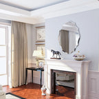 OEM Wall Mirror Asymmetrical Decorative Silver