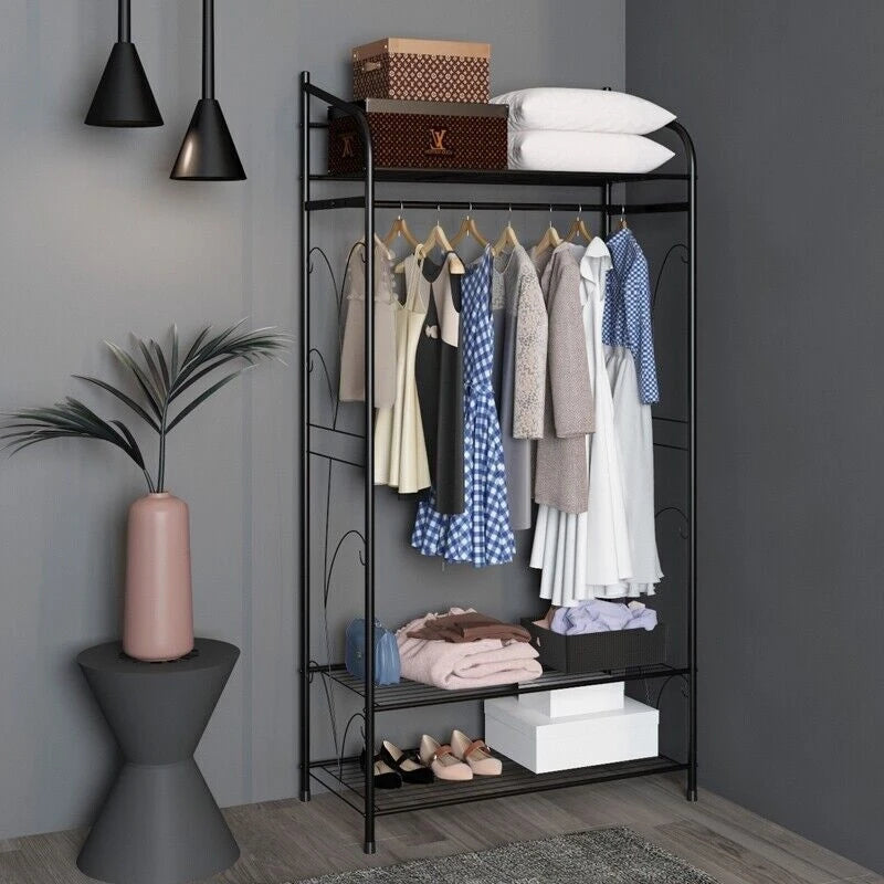 OEM Clothes Rack Freestanding Black