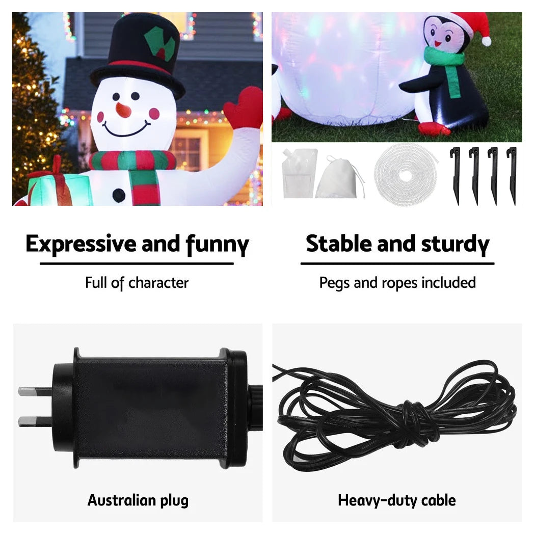 OEM Giant Christmas Inflatable Decorations LED Lights 12V