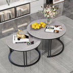 Coffee Table Set - Sintered Stone - Dark Grey