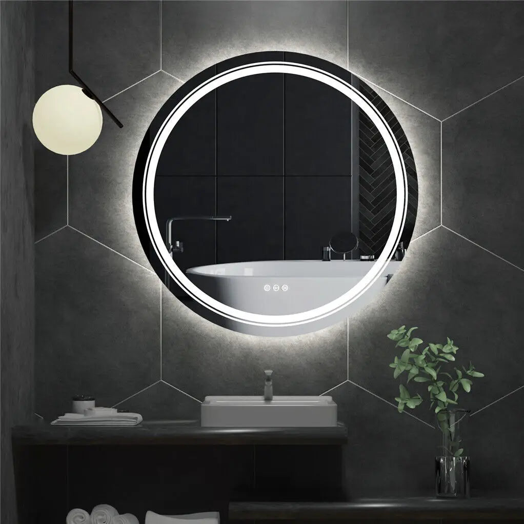 OEM Bathroom Mirror LED Lighting Touch Sensor Silver