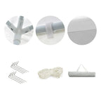 OEM Pop Up Gazebo Marquee Outdoor Canopy White 3x3m
