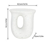 OEM U-Shaped Side Table Modern Off White